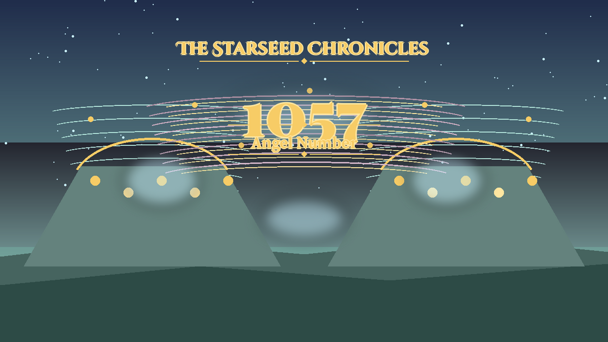 Angel Number 1057: The Starseed Chronicles Style H, Dimmed Village Quiet Freewind Spirit Spire