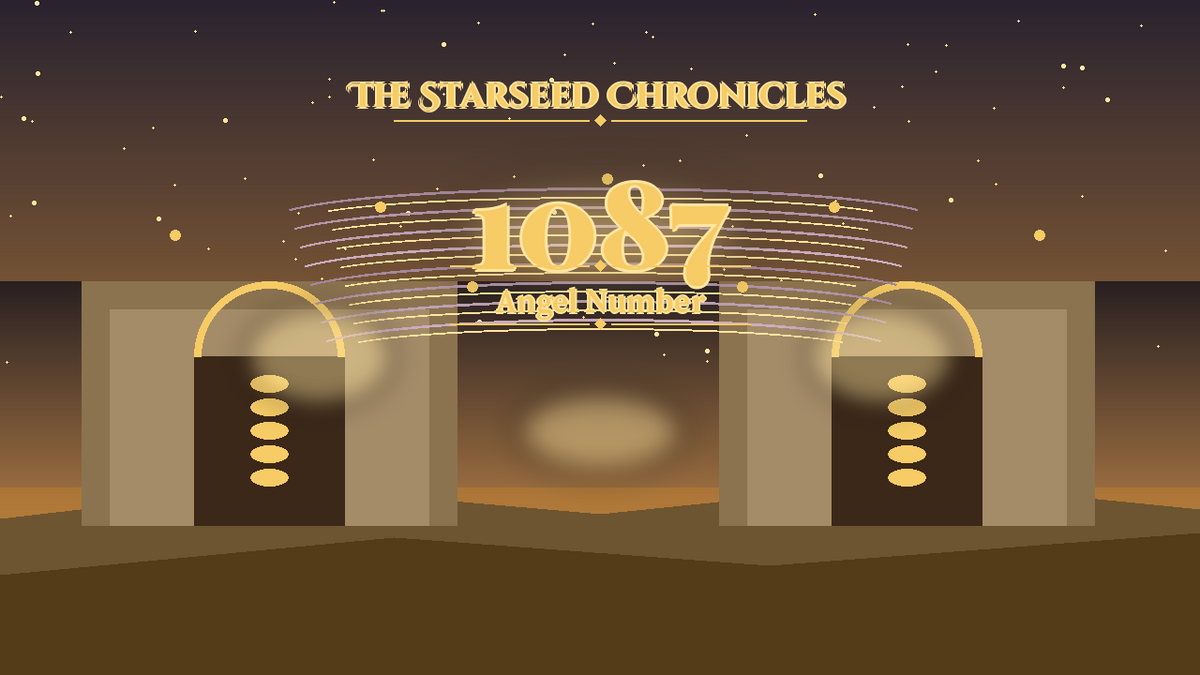 Angel Number 1087: The Starseed Chronicles Style H, Arcturian Healing Sanctum Vault Spirit Spire