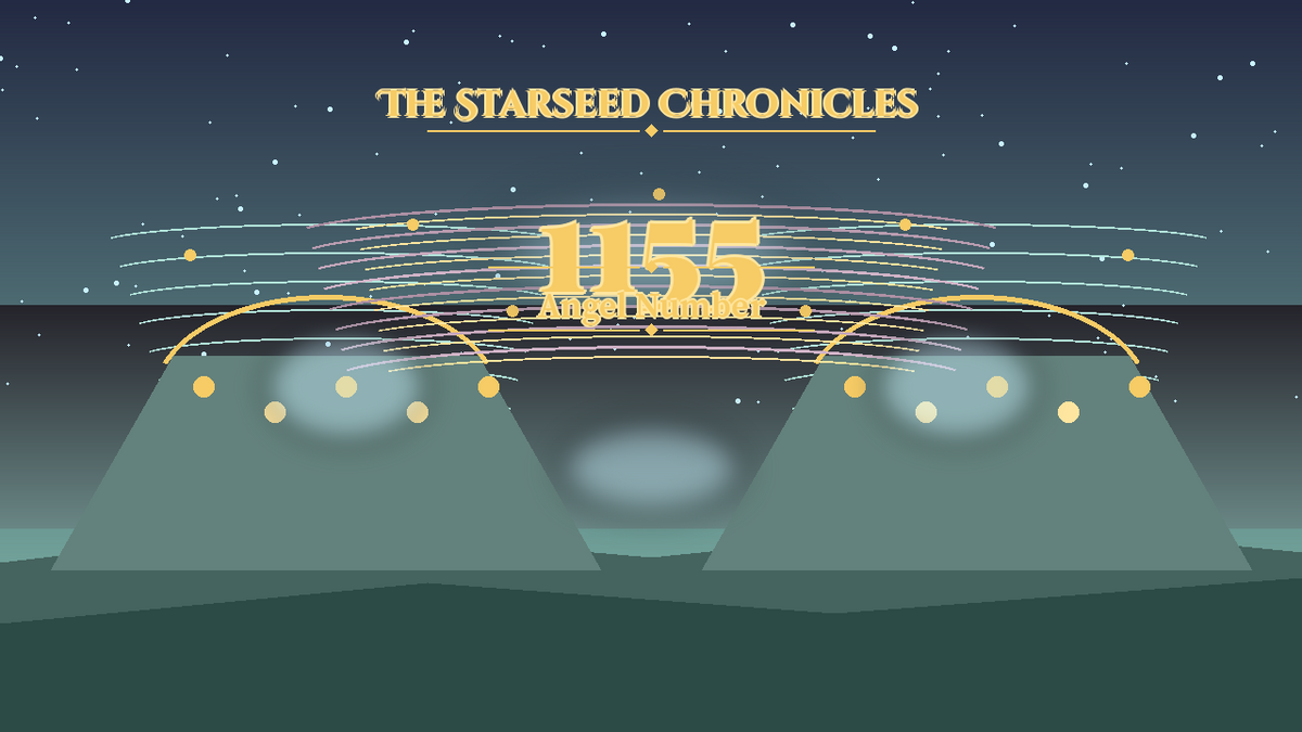 Angel Number 1155: The Starseed Chronicles Style H, Ember Market Courtyard Freewind Wind Lane