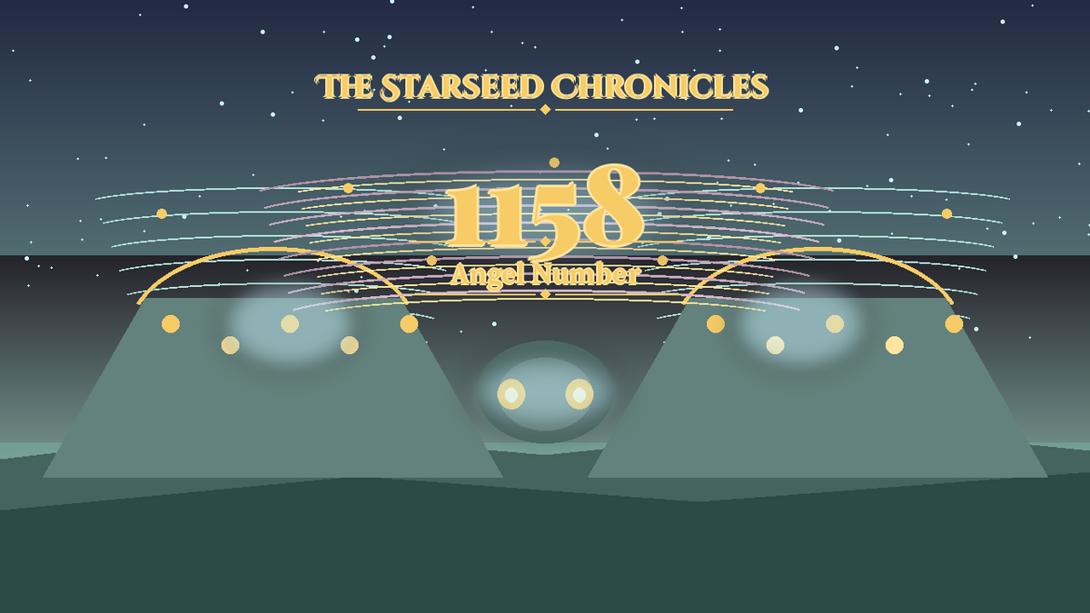 Angel Number 1158: The Starseed Chronicles Style H, Terravale Mist Ridges Freewind Coin Cascade