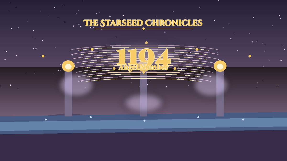 Angel Number 1194: The Starseed Chronicles Style H, Elara Cottage Hearth Release Keystone Span