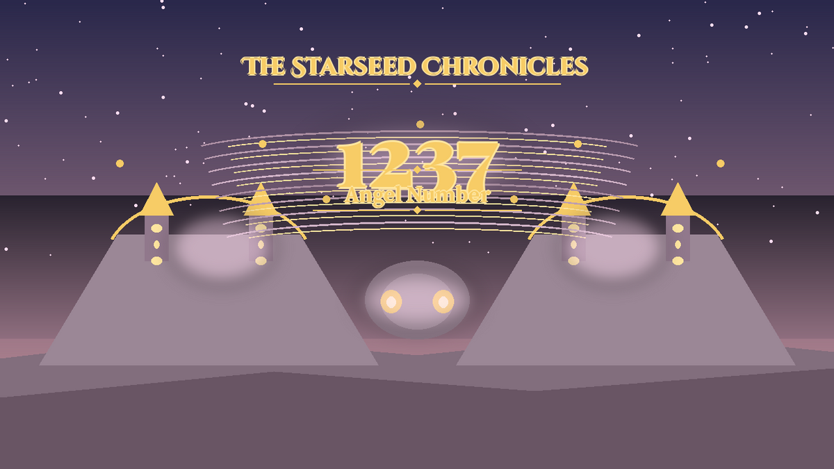 Angel Number 1237: The Starseed Chronicles Style H, Moon Crystal Village Chorus Spirit Spire