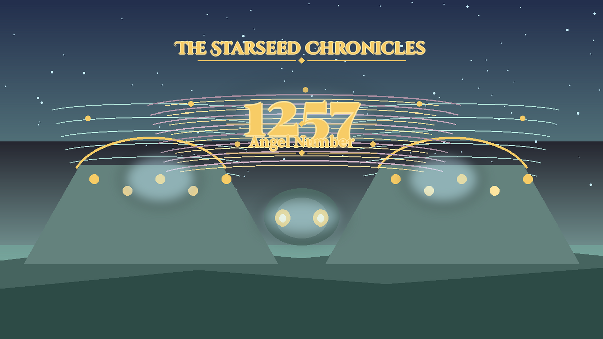 Angel Number 1257: The Starseed Chronicles Style H, Starry Wisdom Grove Freewind Spirit Spire