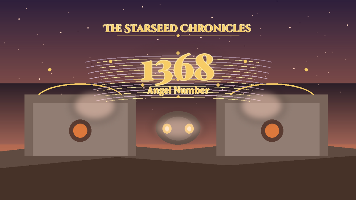 Angel Number 1368: The Starseed Chronicles Style H, Golden Amphitheater Nest Coin Cascade