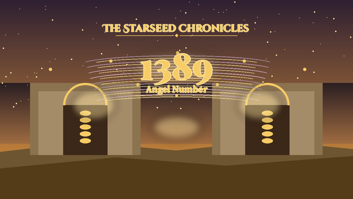 Angel Number 1389: The Starseed Chronicles Style H, Arcturian Healing Sanctum Vault Release Shore