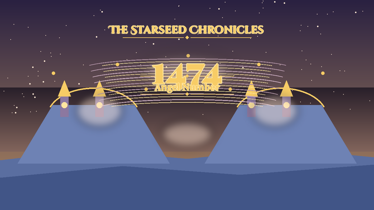 Angel Number 1474: The Starseed Chronicles Style H, Pearl Observatory Spire Seer Keystone Span