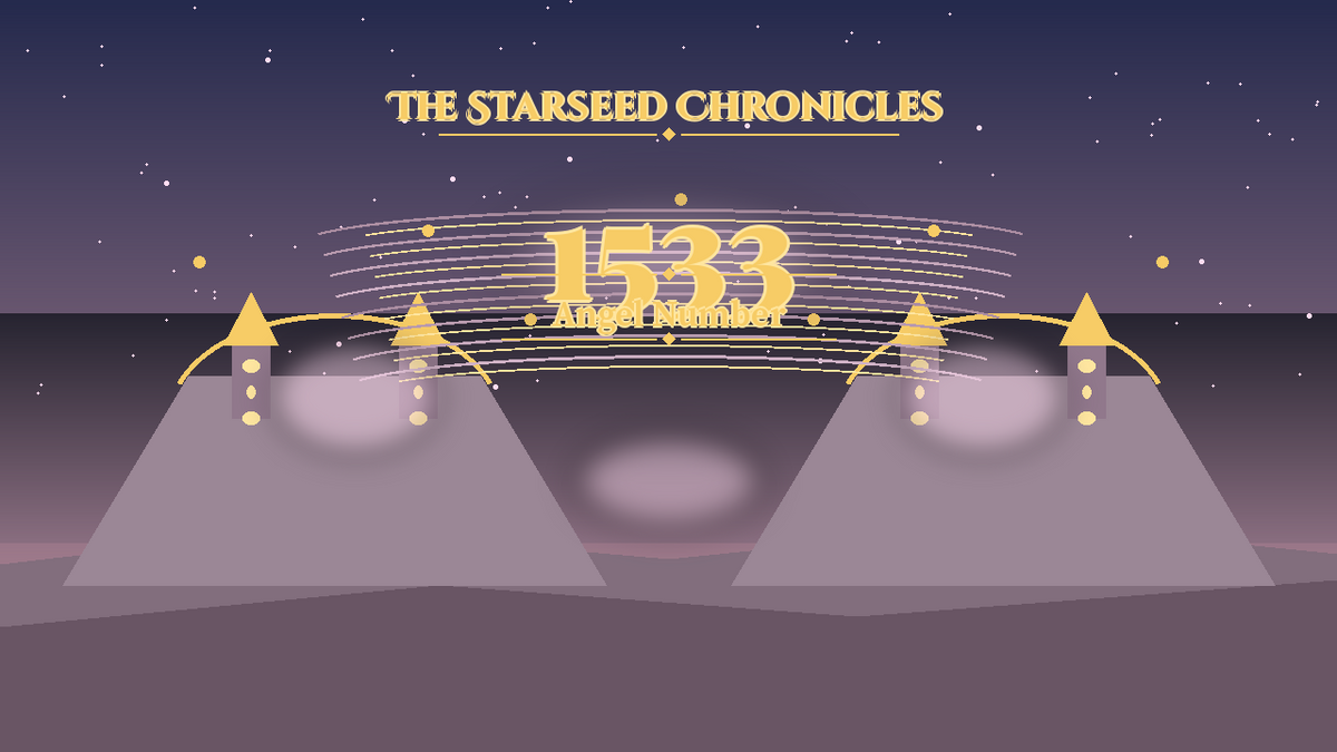 Angel Number 1533: The Starseed Chronicles Style H, Ember Market Courtyard Chorus Joy Atelier