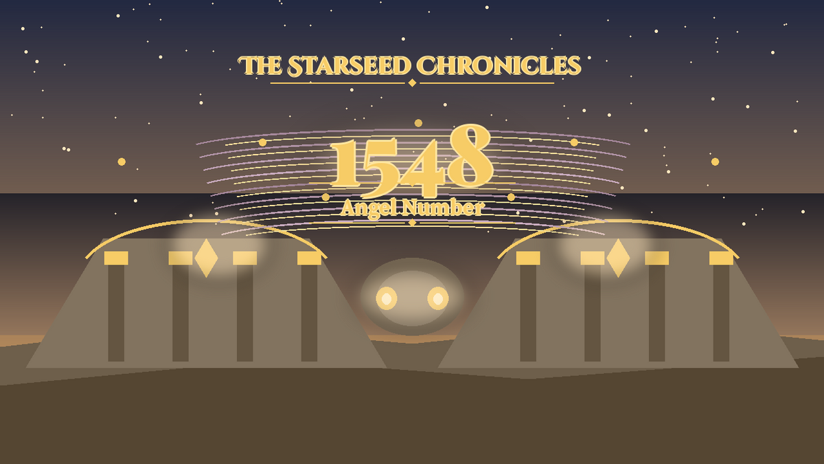 Angel Number 1548: The Starseed Chronicles Style H, Opal Forge Overlook Keystone Coin Cascade
