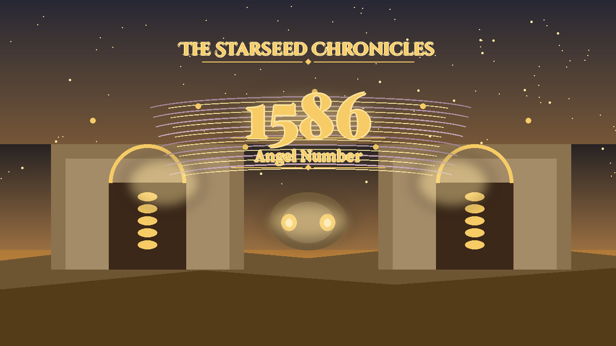 Angel Number 1586: The Starseed Chronicles Style H, Nexus Ark Threshold Vault Nest Hearth