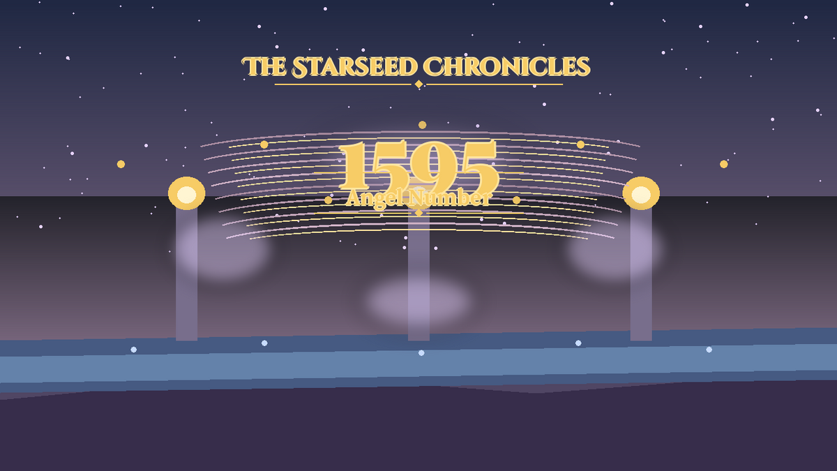 Angel Number 1595: The Starseed Chronicles Style H, Cedar Sanctuary Steps Release Wind Lane