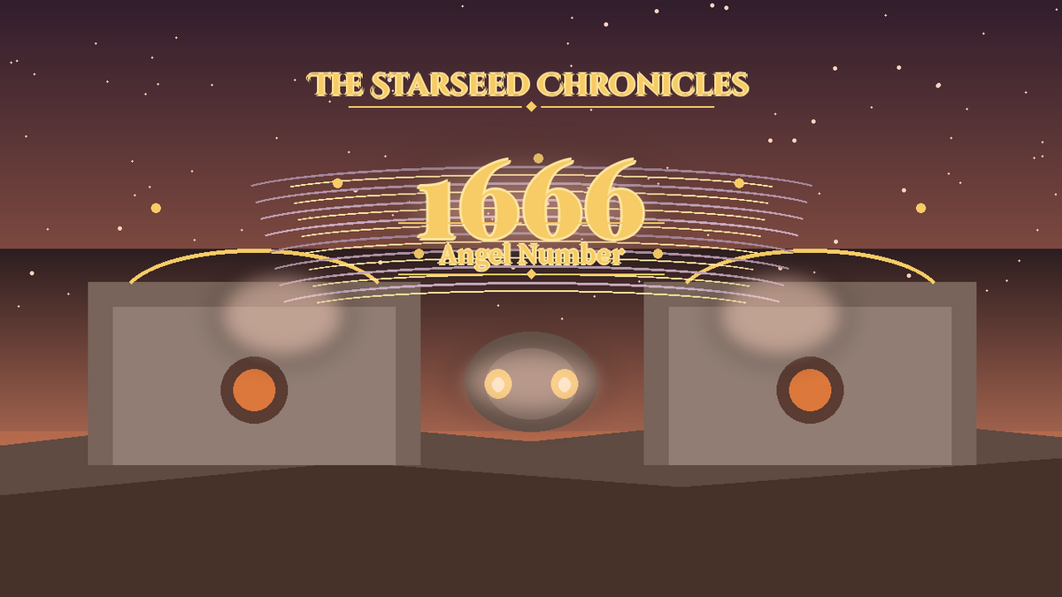 Angel Number 1666: The Starseed Chronicles Style H, Dimmed Village Quiet Nest Nest Hearth