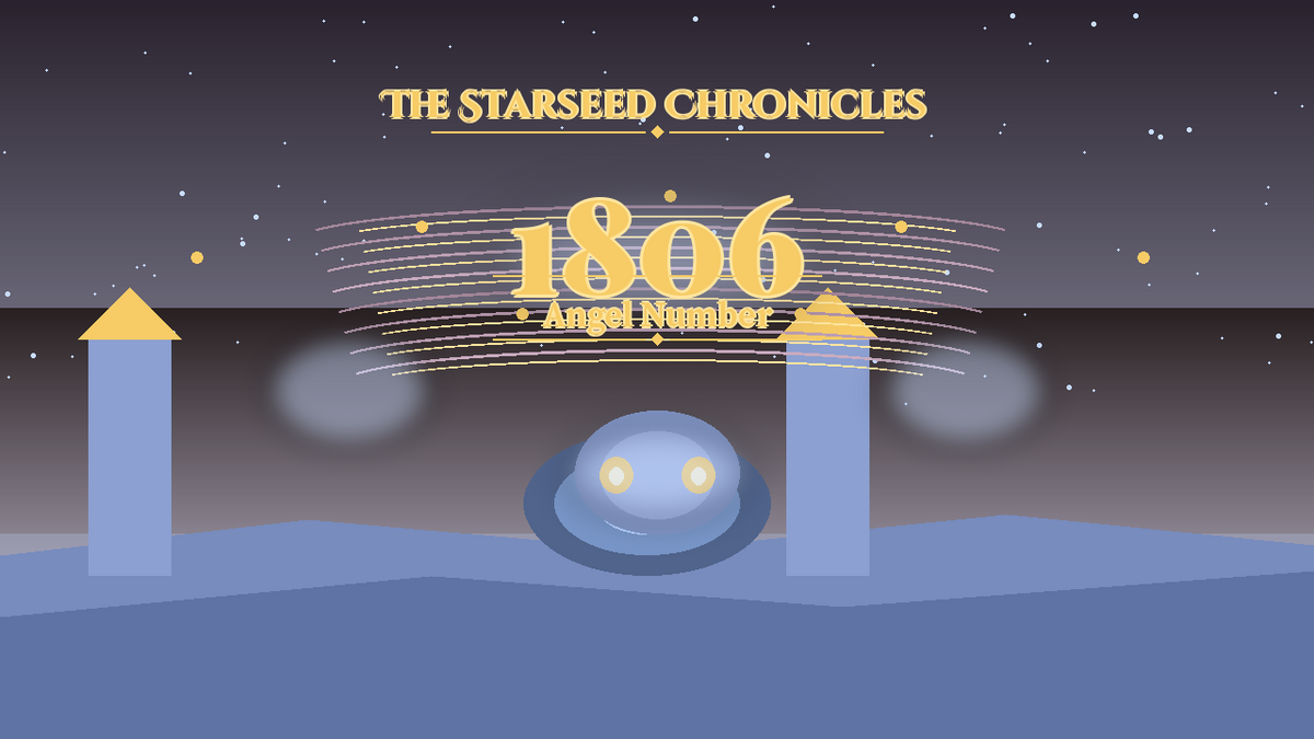 Angel Number 1806: The Starseed Chronicles Style H, Soft Carnival Meadow Zero Nest Hearth