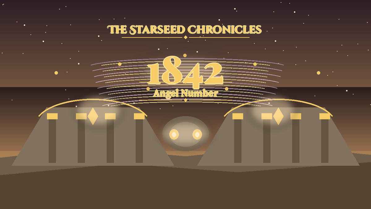 Angel Number 1842: The Starseed Chronicles Style H, Noble Elf Village Keystone Faith Bridge
