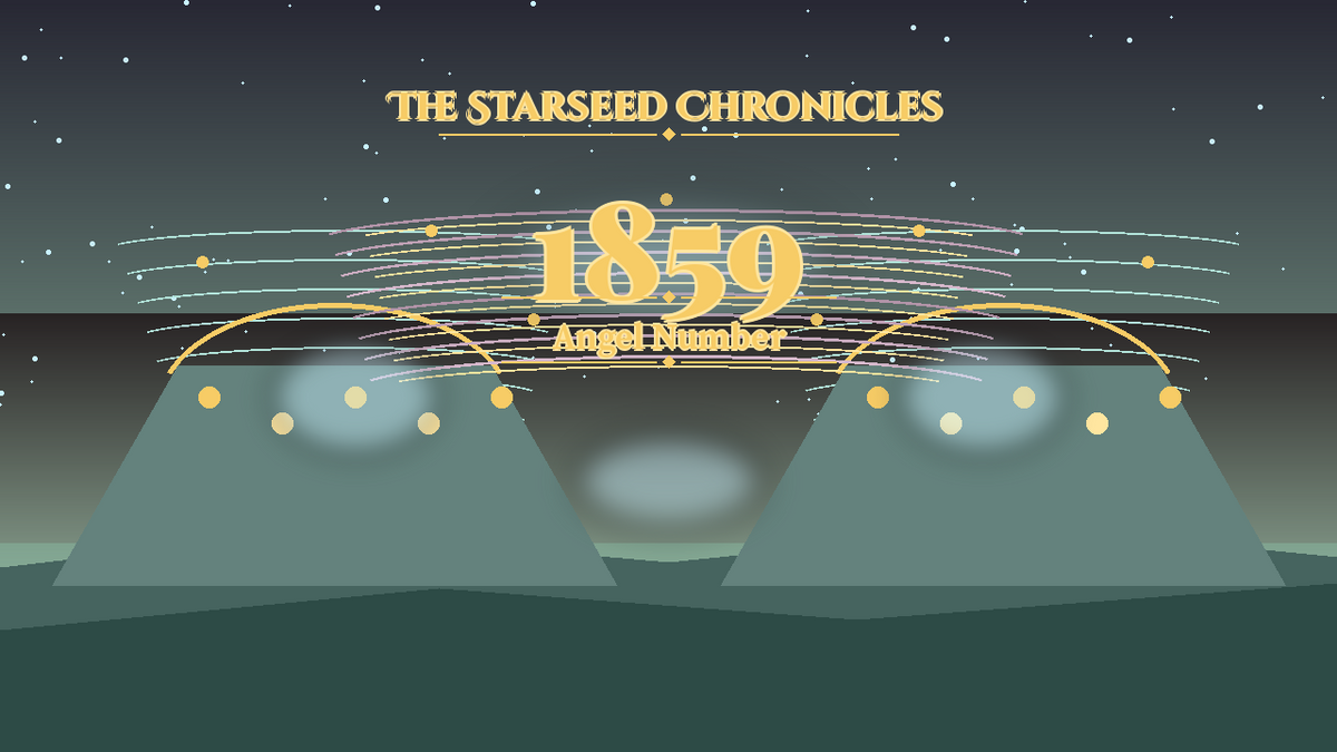 Angel Number 1859: The Starseed Chronicles Style H, Moon Crystal Village Freewind Release Shore