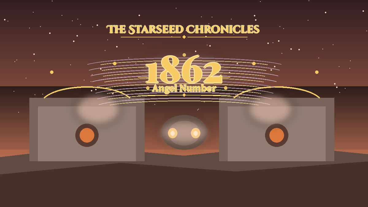 Angel Number 1862: The Starseed Chronicles Style H, Joyful Sky Glades Nest Faith Bridge