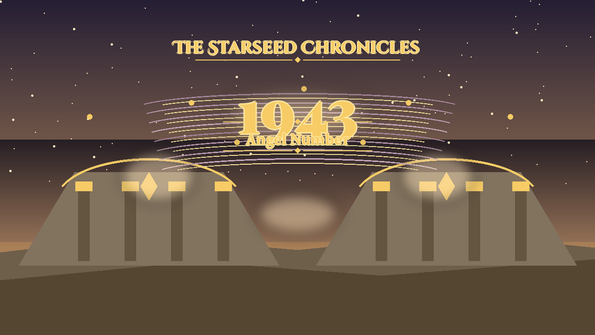 Angel Number 1943: The Starseed Chronicles Style H, Arcturian Healing Sanctum Keystone Joy Atelier
