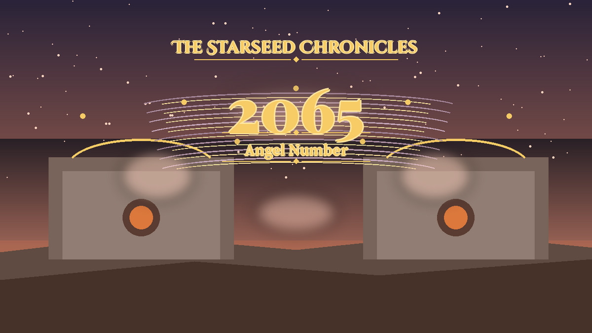 Angel Number 2065: The Starseed Chronicles Style H, Moon Crystal Village Nest Wind Lane