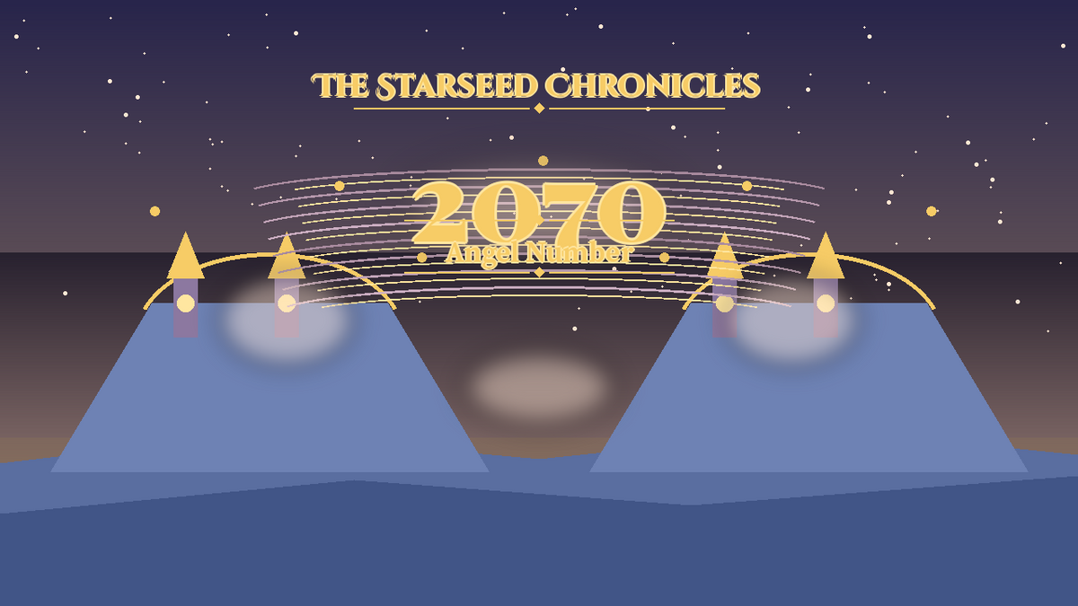 Angel Number 2070: The Starseed Chronicles Style H, Misty Towering Mountains Seer Source Pool