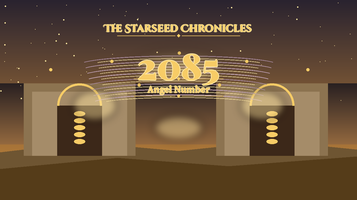 Angel Number 2085: The Starseed Chronicles Style H, Joyful Sky Glades Vault Wind Lane