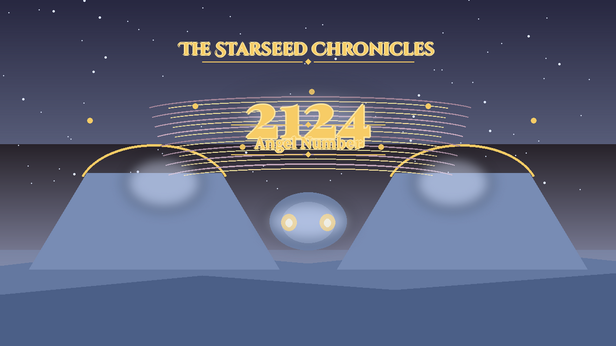 Angel Number 2124: The Starseed Chronicles Style H, Elara Cottage Hearth Twin Keystone Span