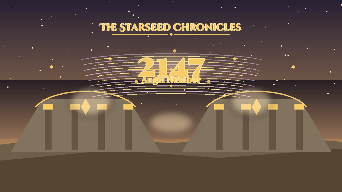 Angel Number 2147: The Starseed Chronicles Style H, Opal Forge Overlook Keystone Spirit Spire