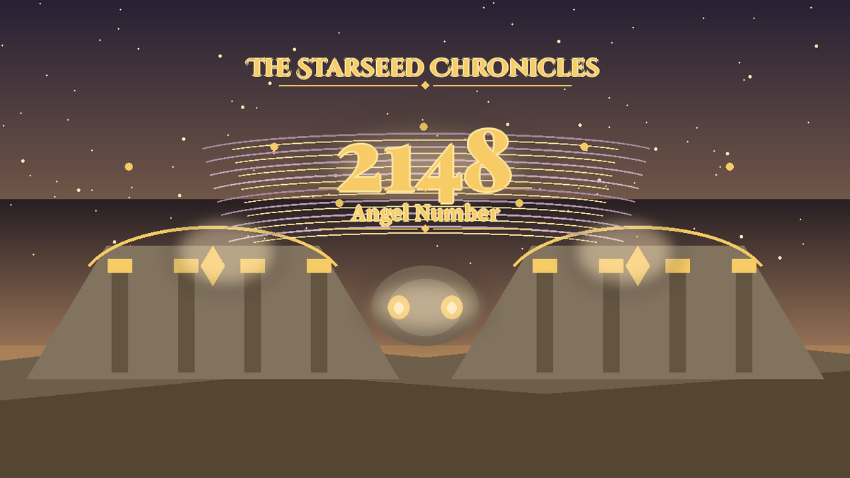 Angel Number 2148: The Starseed Chronicles Style H, Skybridge Orchard Keystone Coin Cascade