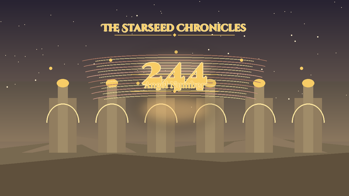 Angel Number 244: The Starseed Chronicles Style H, Foundation Council Colonnade