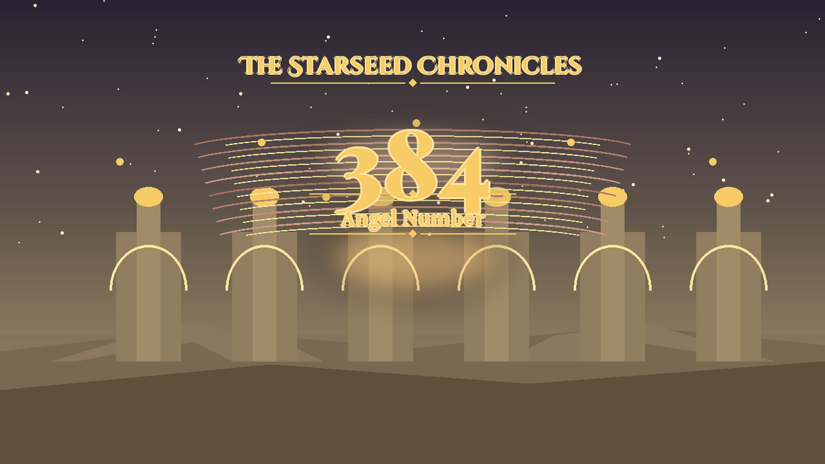 Angel Number 384: The Starseed Chronicles Style H, Foundation Market Colonnade