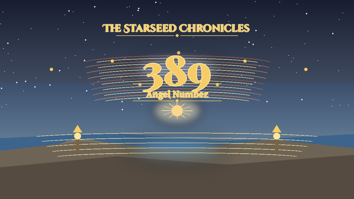 Angel Number 389: The Starseed Chronicles Style H, Completion Market Shore