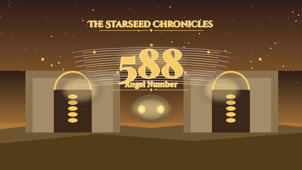 Angel Number 588: The Starseed Chronicles Style H, Twincoin Freedom Cascade Halls