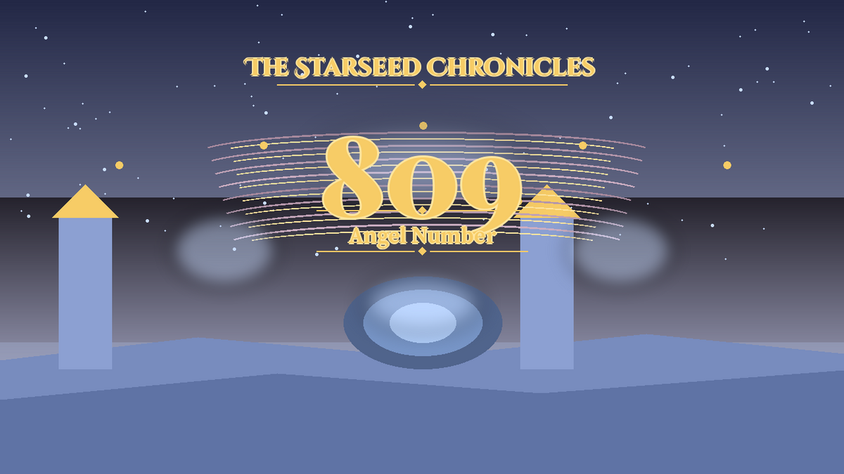 Angel Number 809: The Starseed Chronicles Style H, Abundancerelease Prosperity Shore Vaultgate