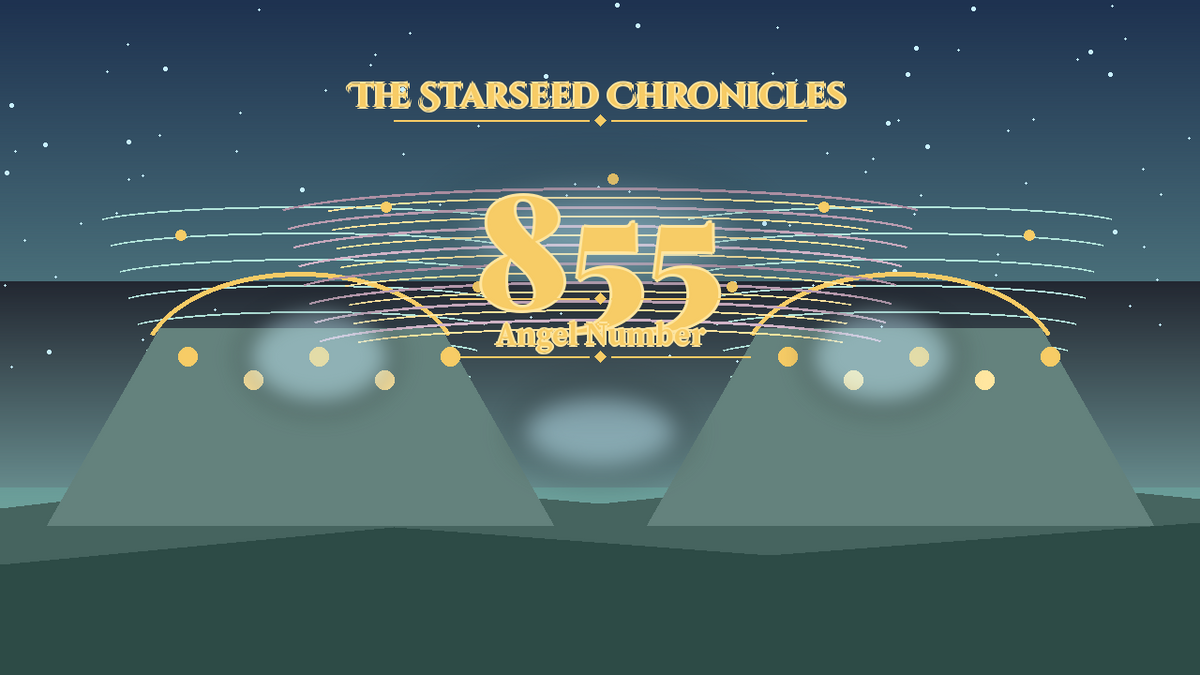 Angel Number 855: The Starseed Chronicles Style H, Twinfree Prosperity Freedom Windbridges