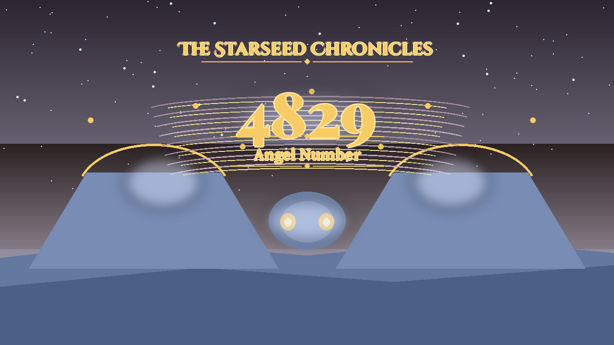 Angel Number 4829: The Starseed Chronicles Style H featured art