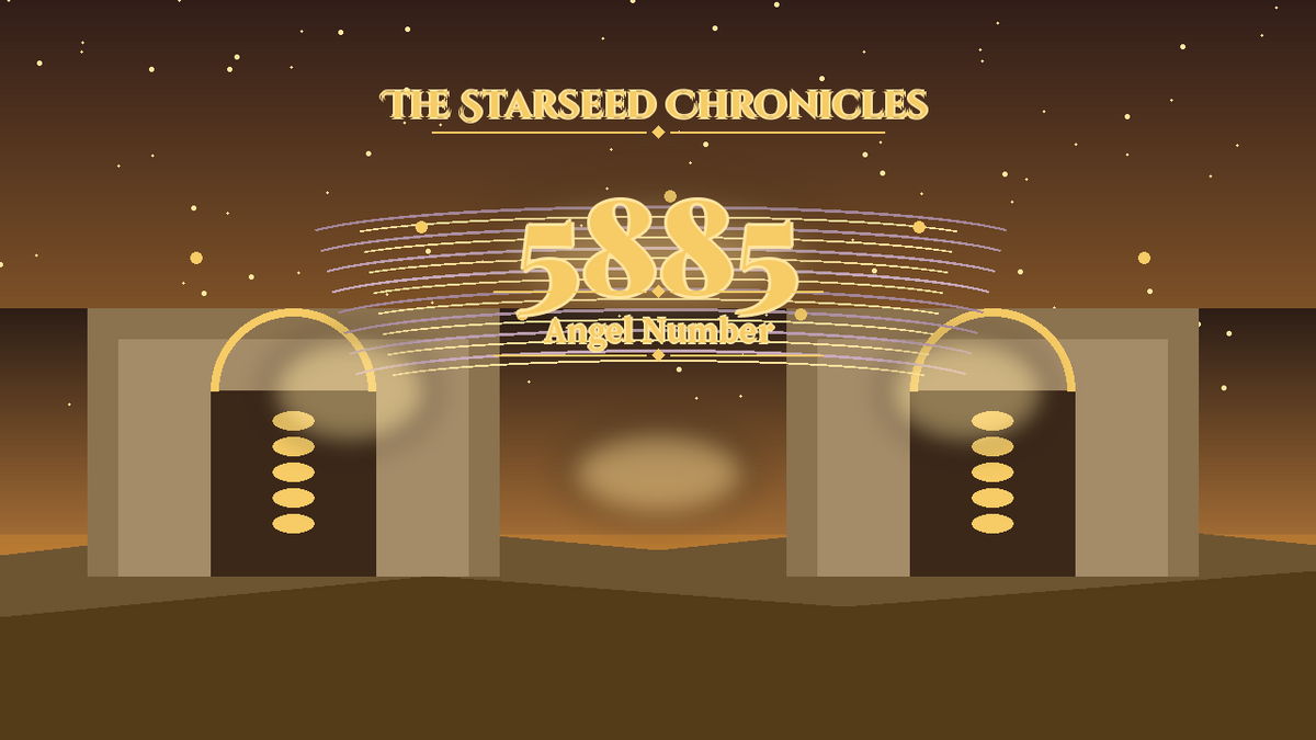 Angel Number 5885: The Starseed Chronicles Style H featured art