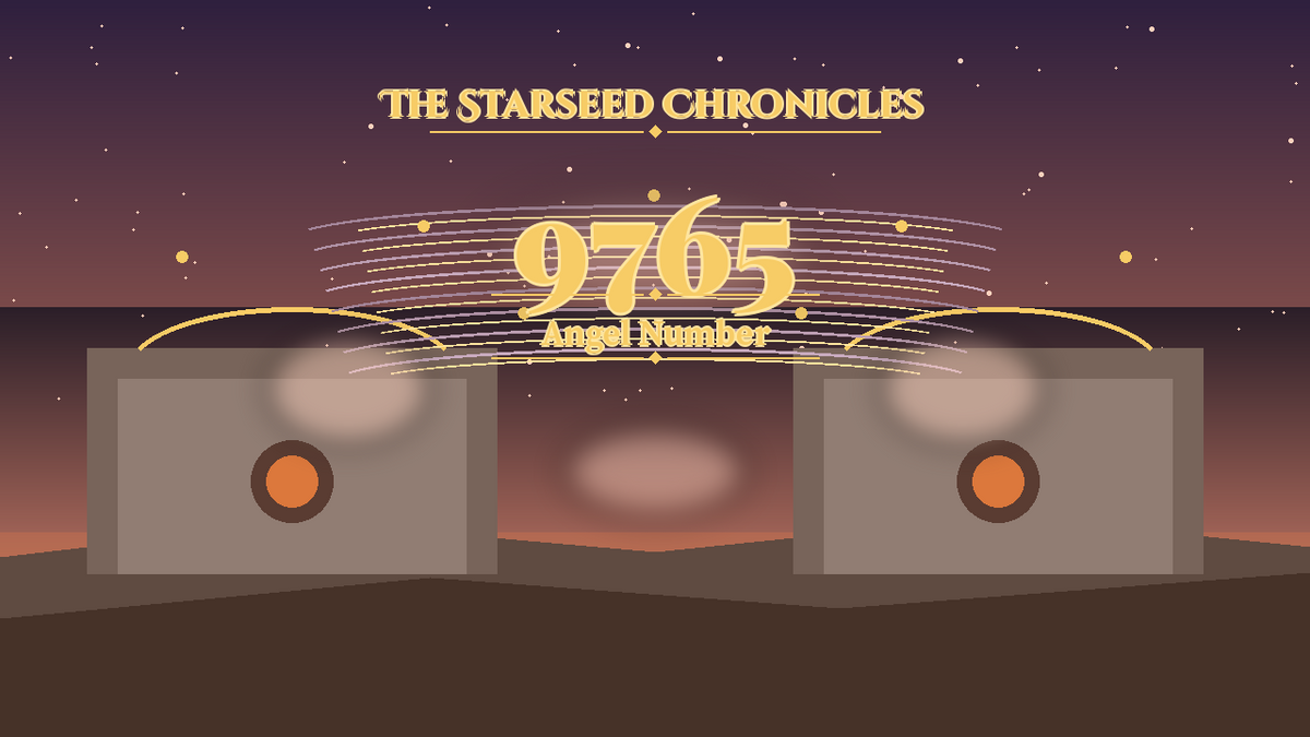 Angel Number 9765: The Starseed Chronicles Style H featured art