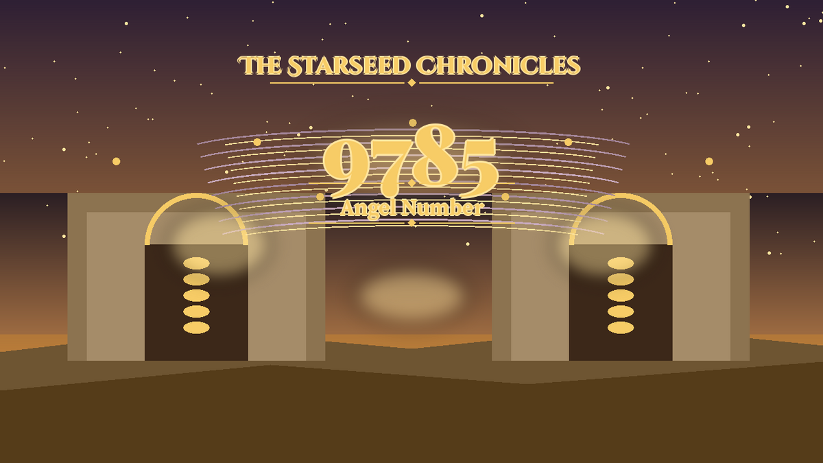 Angel Number 9785: The Starseed Chronicles Style H featured art