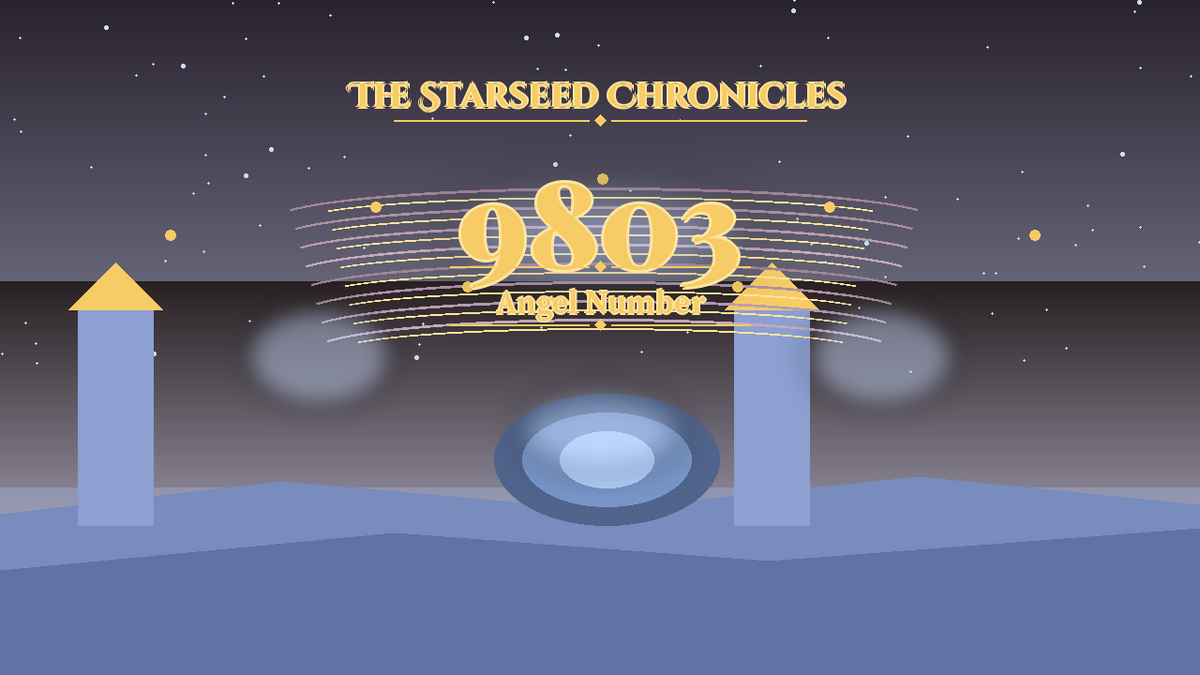 Angel Number 9803: The Starseed Chronicles Style H featured art