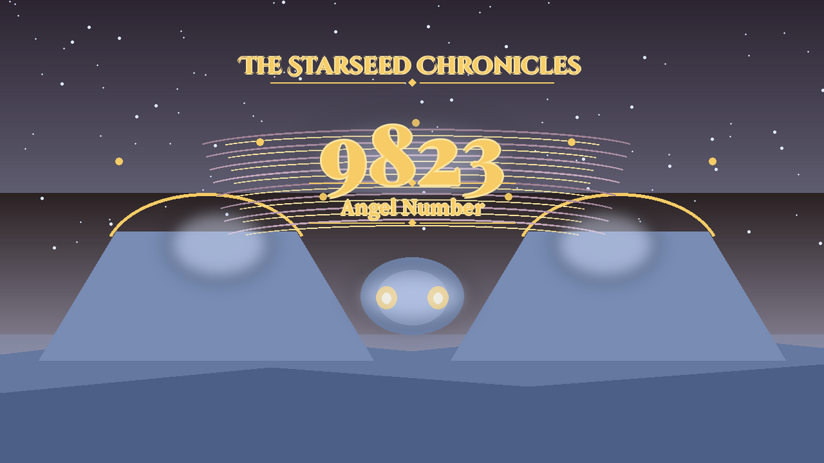 Angel Number 9823: The Starseed Chronicles Style H featured art