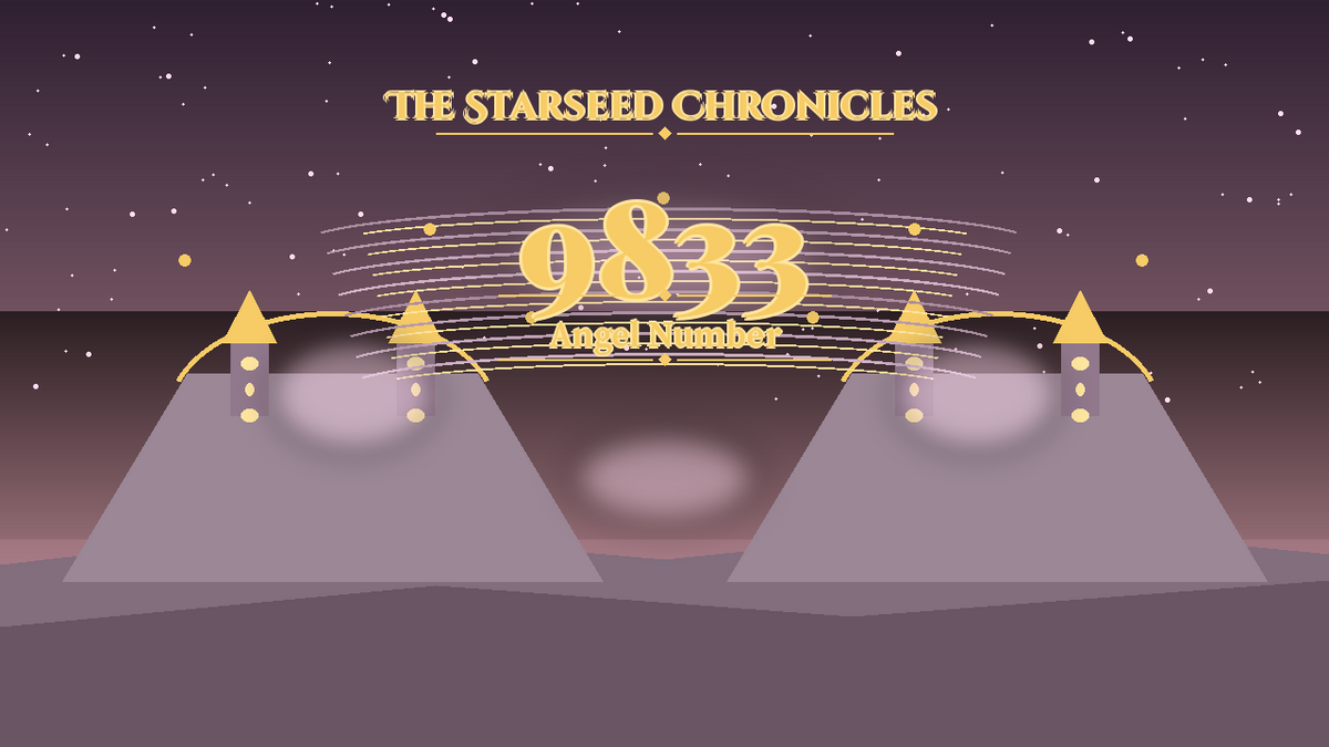 Angel Number 9833: The Starseed Chronicles Style H featured art