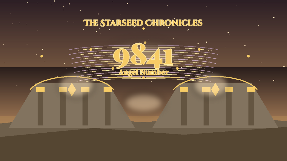 Angel Number 9841: The Starseed Chronicles Style H featured art