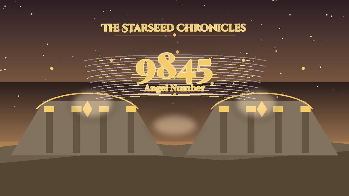 Angel Number 9845: The Starseed Chronicles Style H featured art