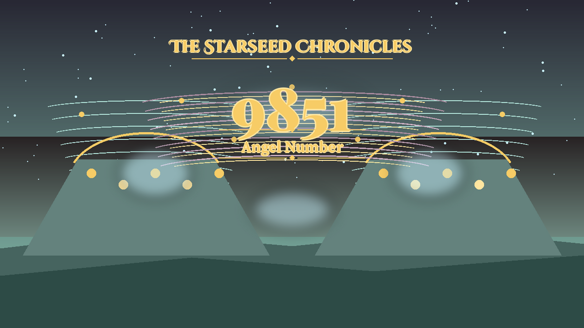 Angel Number 9851: The Starseed Chronicles Style H featured art