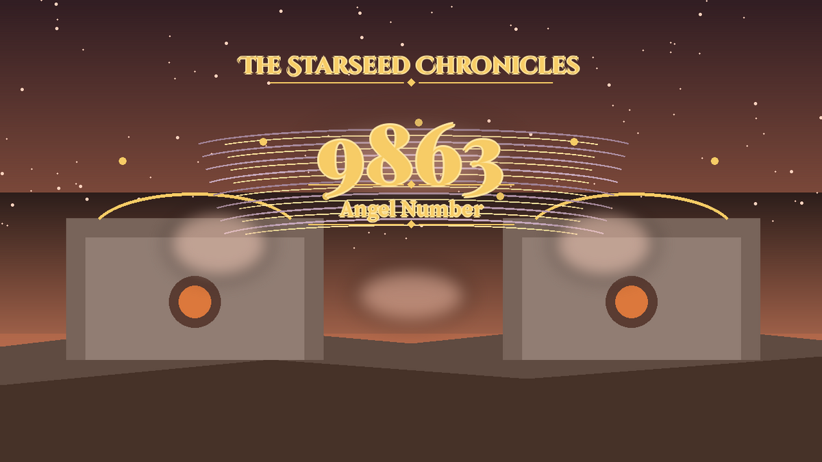 Angel Number 9863: The Starseed Chronicles Style H featured art