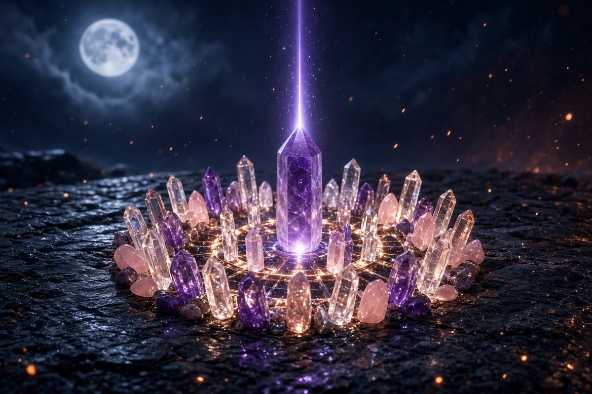 Crystal Grid Basics for Calm