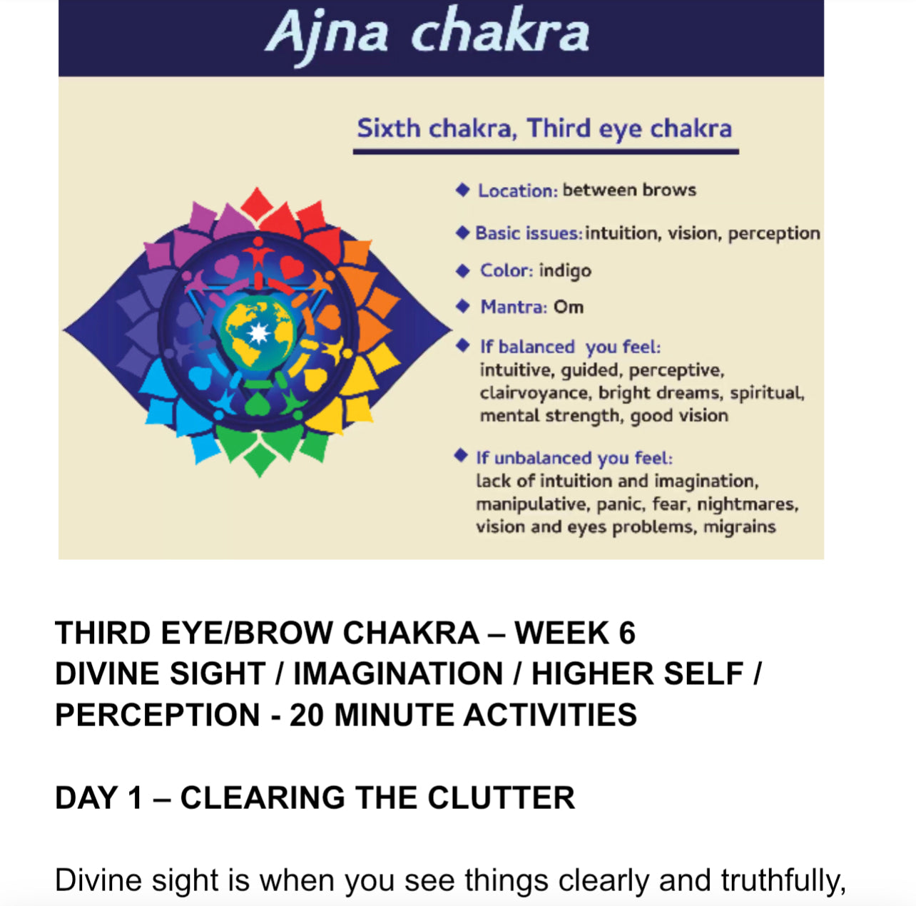 40 Day Divine Chakra Rebalancing