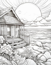 Cozy Cabin Coloring Book