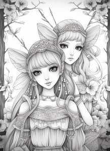 Fairies Coloring Book