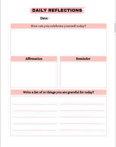 Mental Health Printable Journal