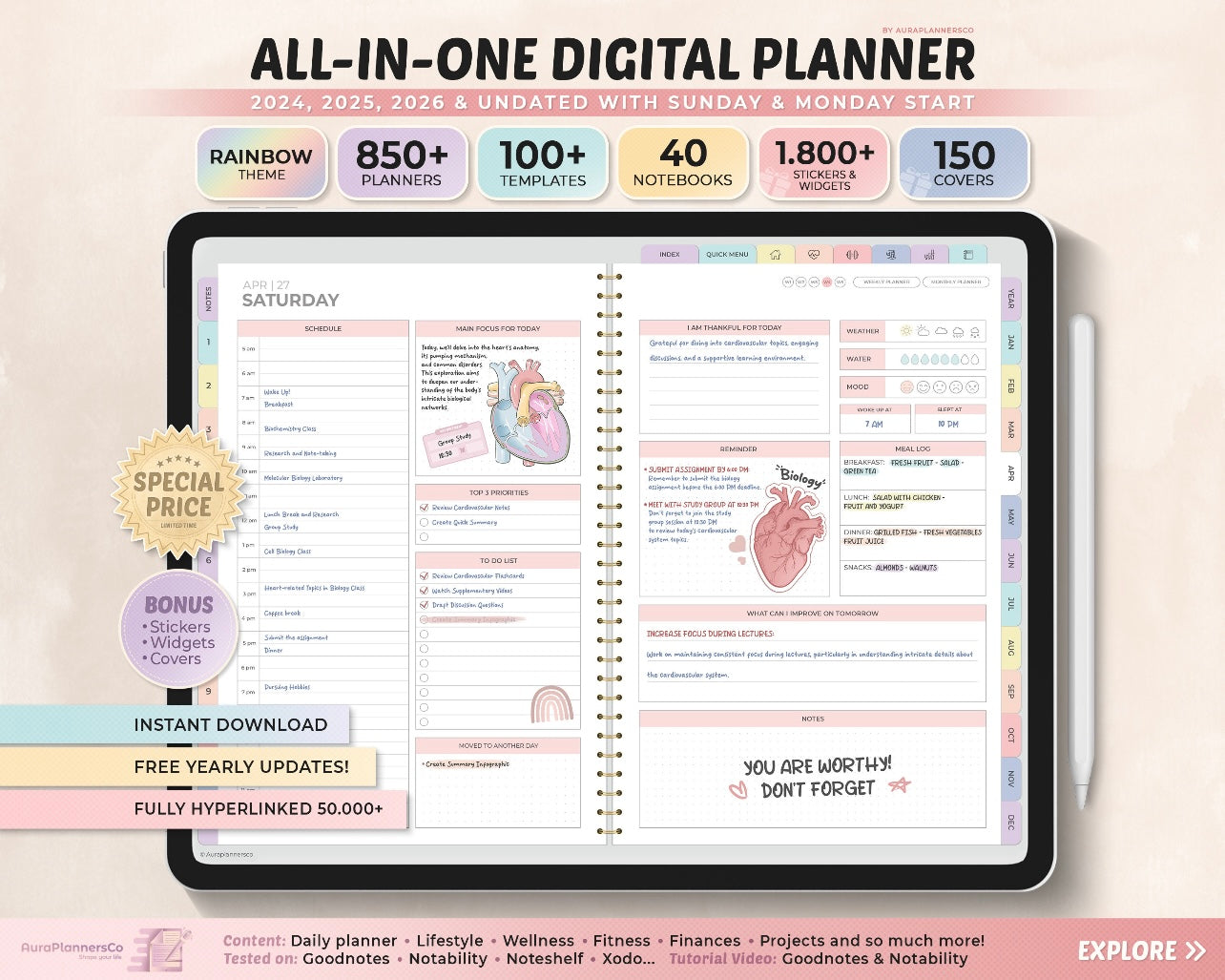 All in One Digital Planner