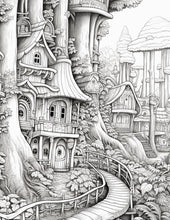 Fairytale Villages Coloring Book